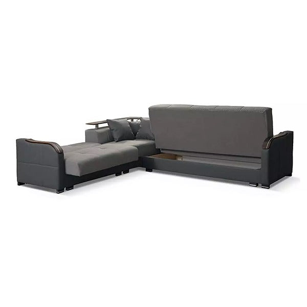 FUTURO BROWN CORNER SOFA BED