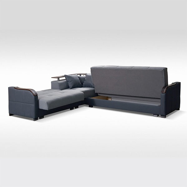 FUTURO GREY CORNER SOFA BED