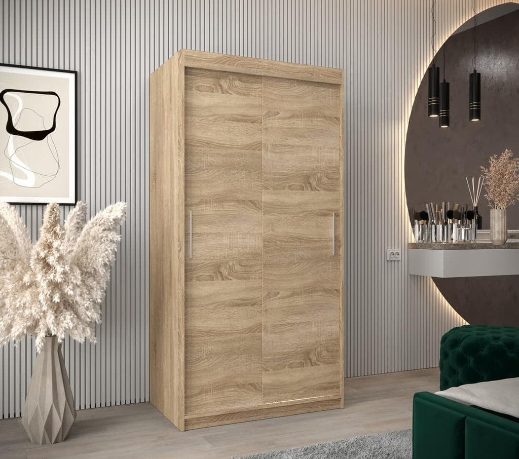 Tokyo Sliding Door Wardrobe 100cm