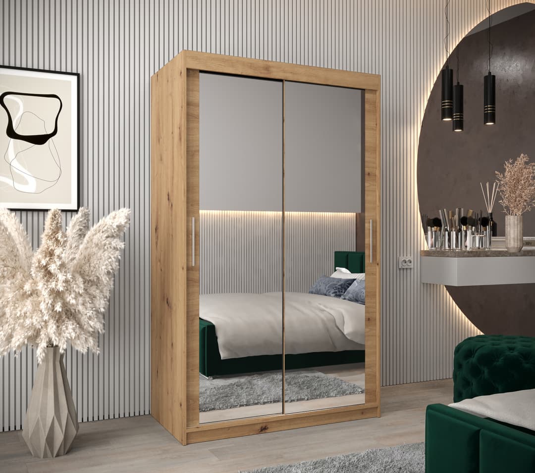 Tokyo III Sliding Door Wardrobe 120cm