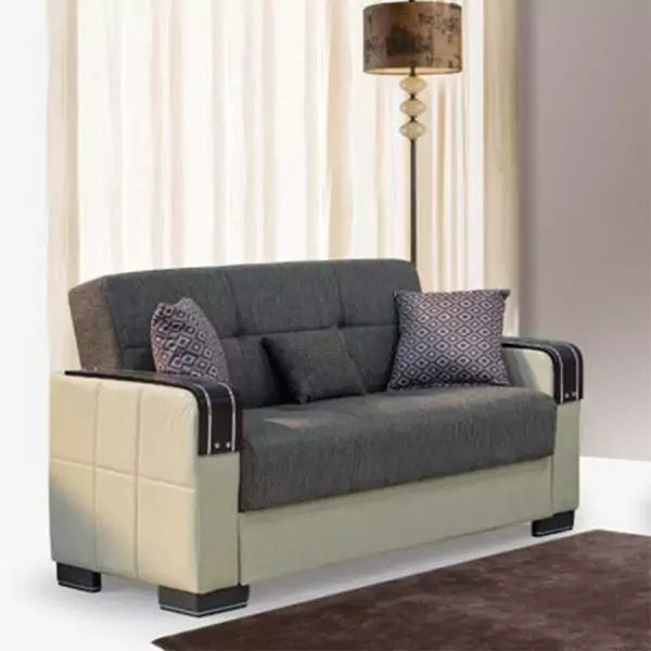 MALTA BROWN 2 SEATER SOFA BED