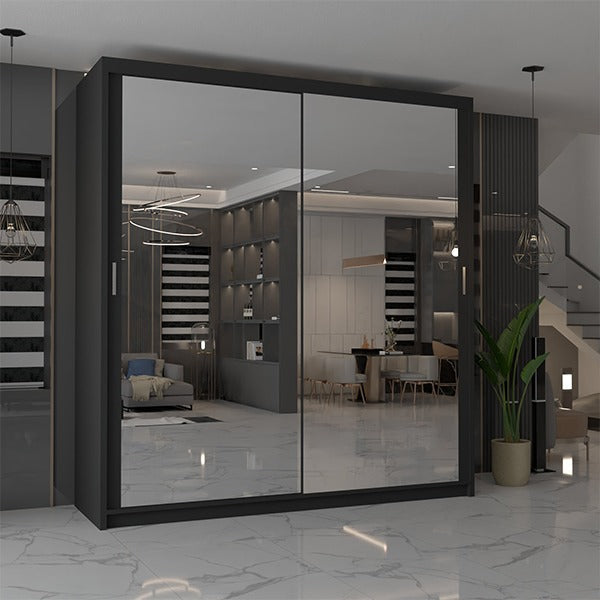 CHICAGO WHITE WARDROBE 250cm
