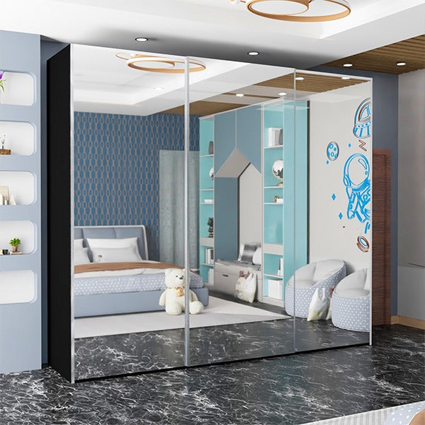 ETNA WHITE WARDROBE 250cm
