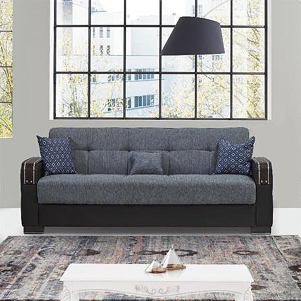 MALTA GREY SOFA BED 1 SEATER, 2 SEATER, 3 SEATER
