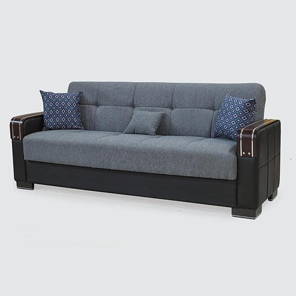 MALTA GREY SOFA BED 1 SEATER, 2 SEATER, 3 SEATER