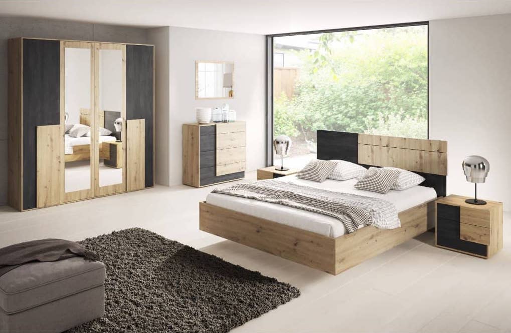 Bafra Hinged Door Wardrobe 200cm