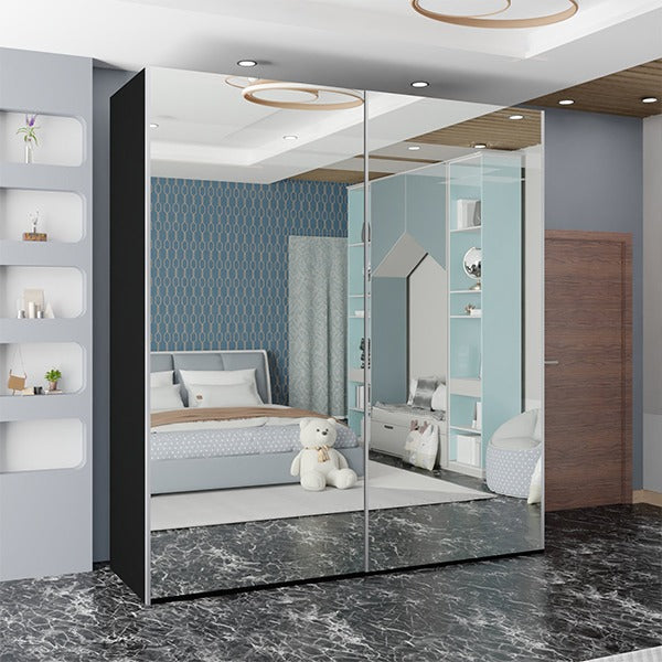ETNA WHITE WARDROBE 250cm