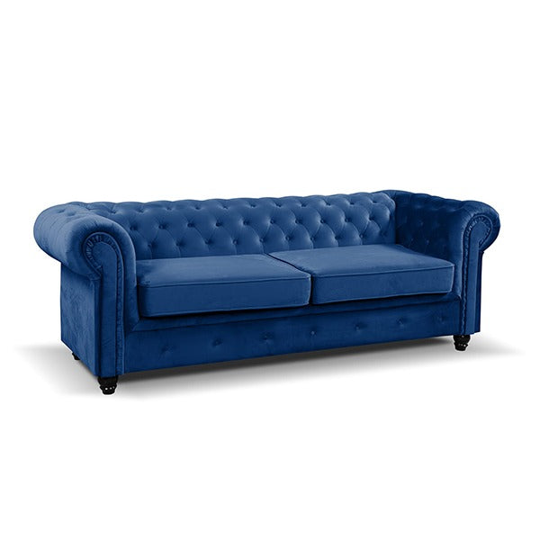 HERO CHESTERFIELD BLUE 3+2 SEATER SOFA