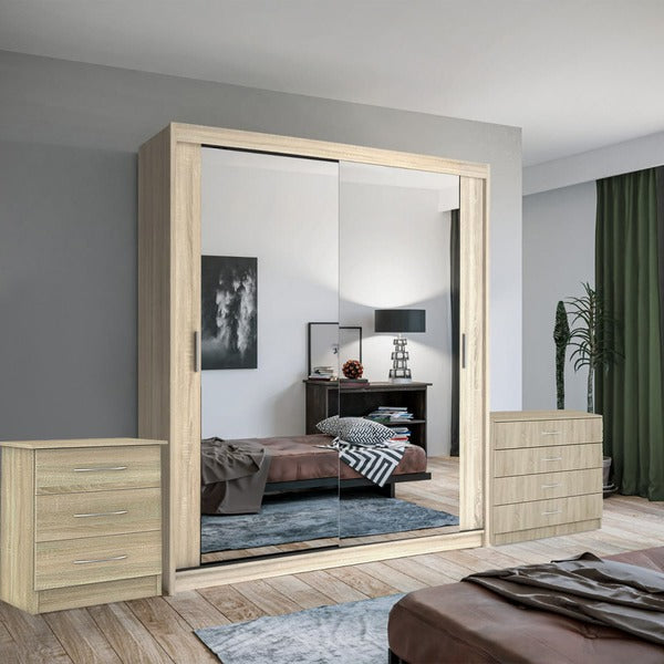 CHICAGO WHITE WARDROBE SET