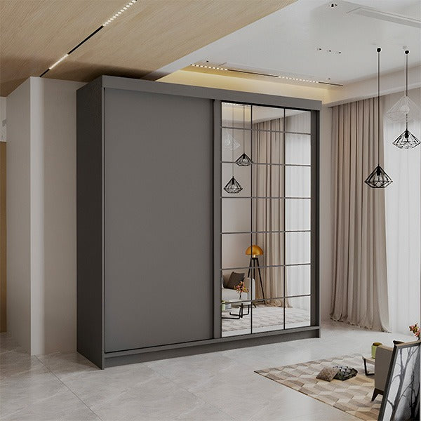LATVIA VOTAN WHITE SLIDING WARDROBE 200/250cm