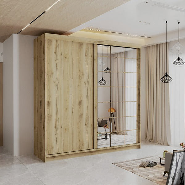 LATVIA VOTAN WHITE SLIDING WARDROBE 200/250cm