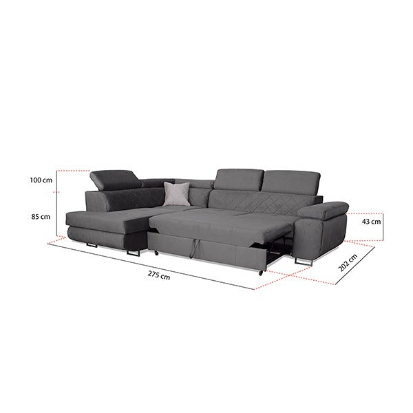 LAGUNA STEEL CORNER SOFA