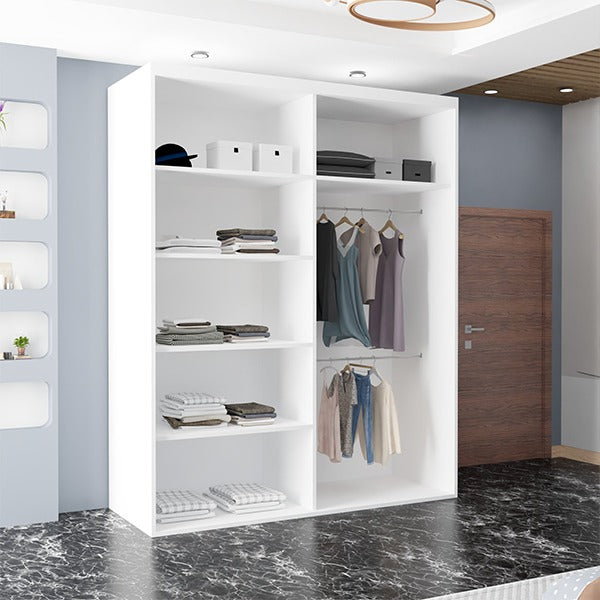 ETNA WHITE WARDROBE 250cm