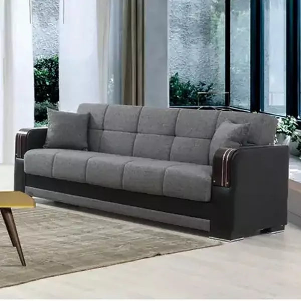 MALTA GREY SOFA BED 1 SEATER, 2 SEATER, 3 SEATER