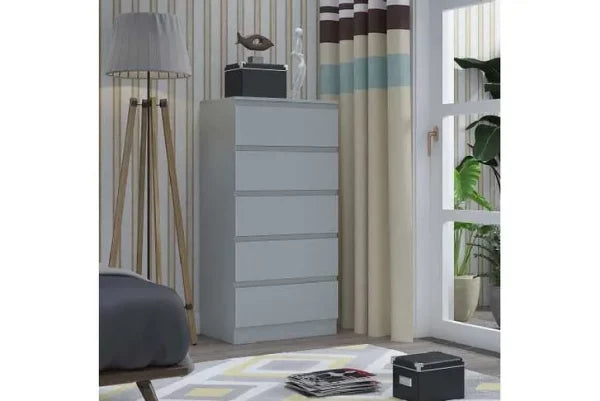 Matt Grey Bedroom Chests of Drawers