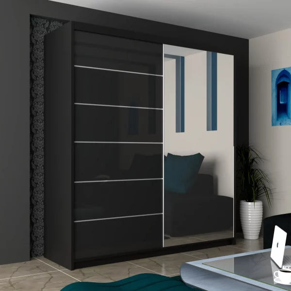 INFINITY WHITE WARDROBE 150cm/180cm/200cm