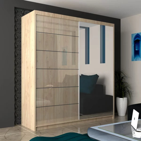 INFINITY WHITE WARDROBE 150cm/180cm/200cm