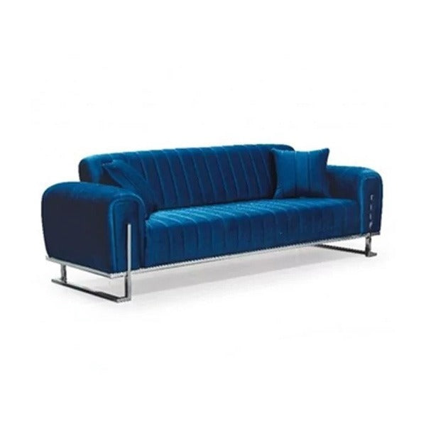 Richmond Chesterfield Blue Sofa Set