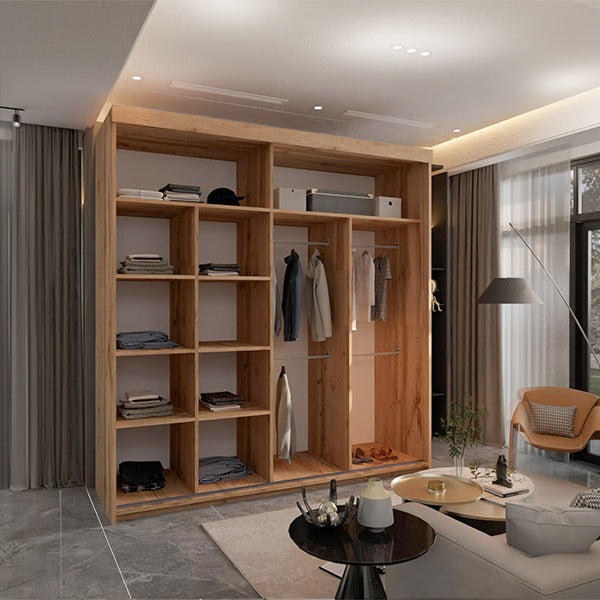 Lugo Sliding Wardrobe 203cm.
