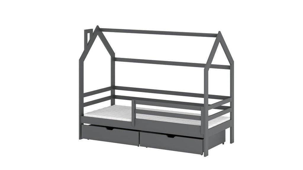 Wooden Single Bed Lila Bed With Storage