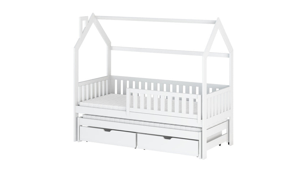 Wooden Single Bed Monkey With Trundle