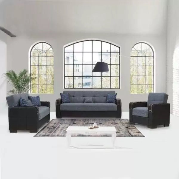 MALTA BROWN SOFA SET 1 SEATER, 2 SEATER, 3 SEATER