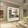MAYFAIR WHITE WARDROBE 200CM