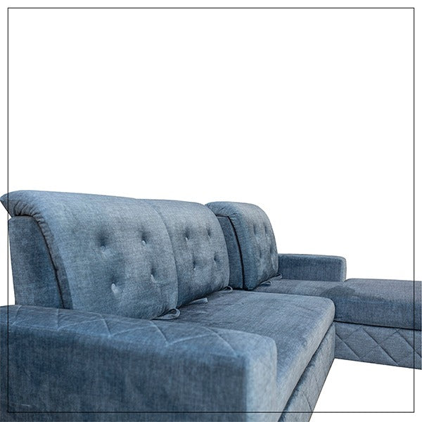 NOVA GREY CORNER SOFA BED