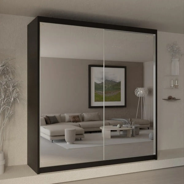 QUEEN WHITE WARDROBE 150cm/200cm