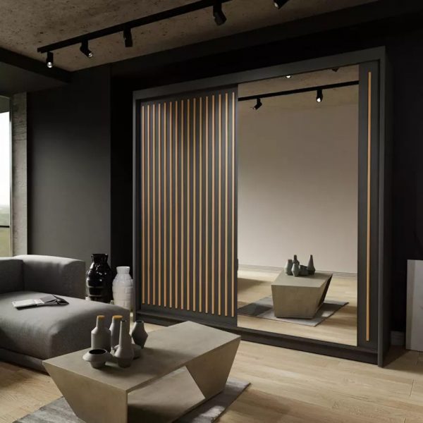 ROYAL WHITE SLIDING WARDROBE 250CM