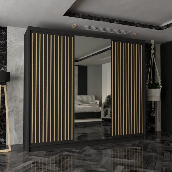 ROYAL WHITE SLIDING WARDROBE 250CM