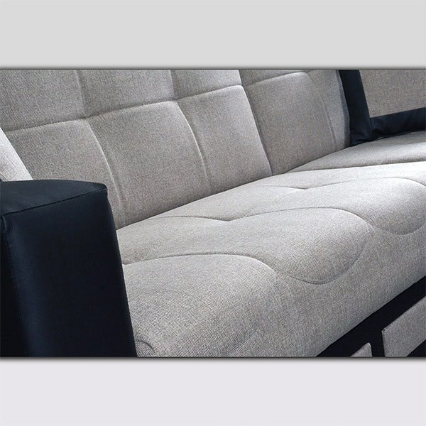 TINA CORNER SOFA BED GREY