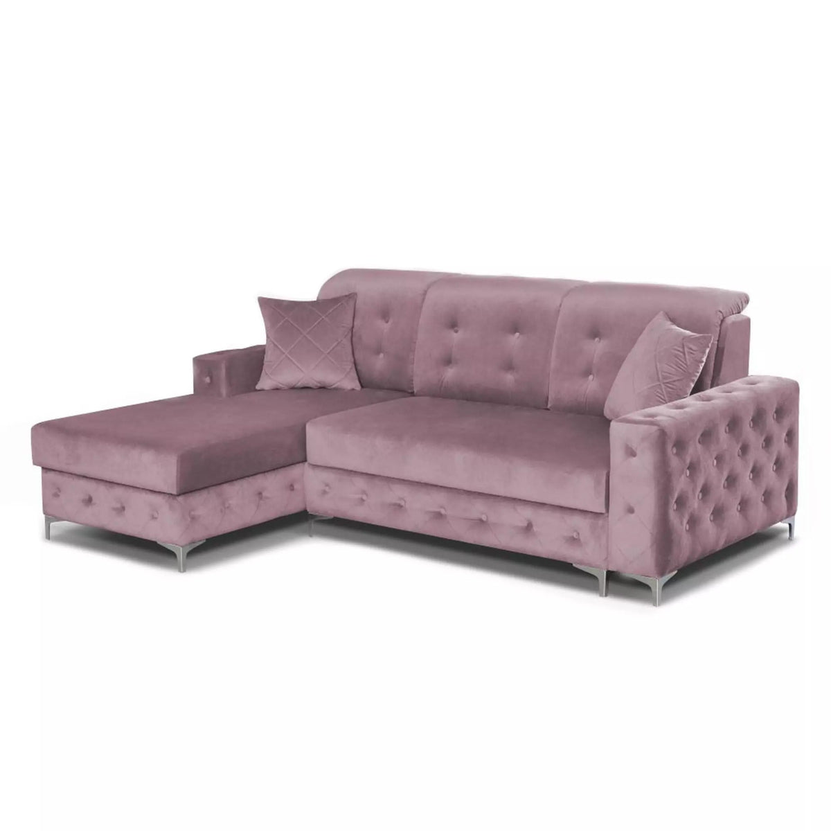 VERSO SMALL PINK SOFA BED