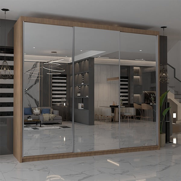 CHICAGO WHITE WARDROBE 250cm