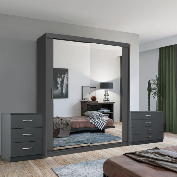 CHICAGO WHITE WARDROBE SET