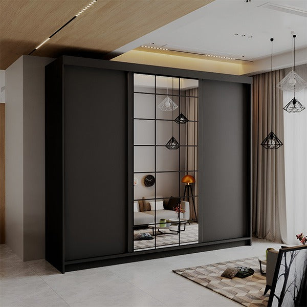 LATVIA VOTAN WHITE SLIDING WARDROBE 200/250cm