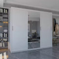 MIAMI WHITE WARDORBE 250cm