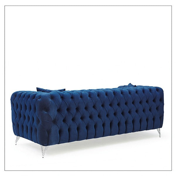 Chicago Blue 3+2 Chesterfield Sofa Set