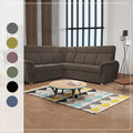 SELLY BROWN LARGE CORNER SOFA