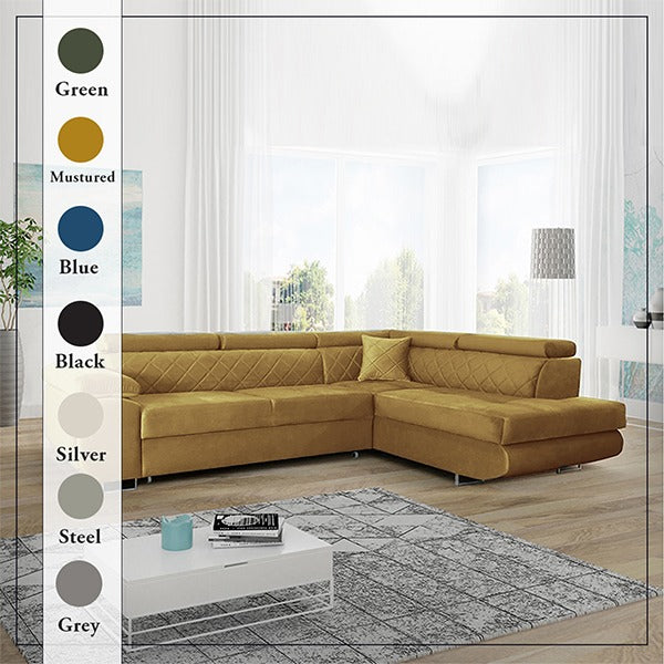 LAGUNA MUSTERD CORNER SOFA
