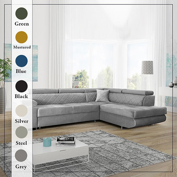 LAGUNA SILVER CORNER SOFA