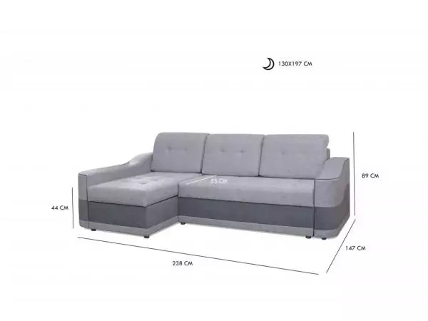 Neon Corner Sofa Bed