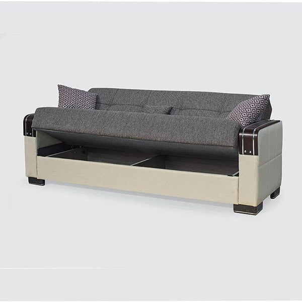 MALTA BROWN 3 SEATER SOFA BED