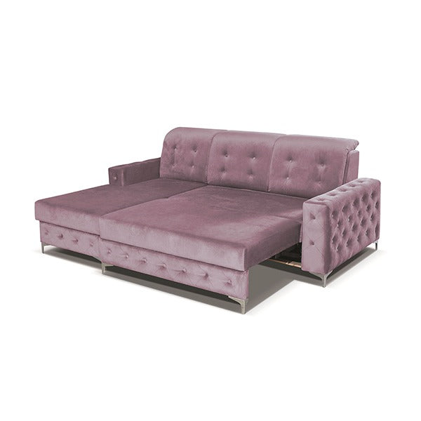 VERSO SMALL PINK SOFA BED