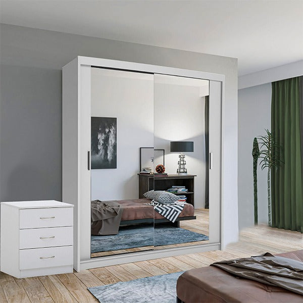 CHICAGO WHITE WARDROBE SET